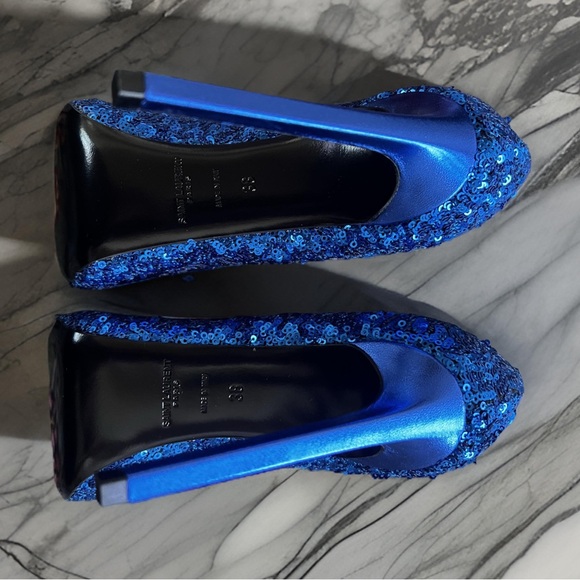SAINT LAURENT SEQUINED PUMPS NWT, Reasonable offers welcome - Picture 11 of 12